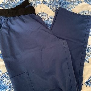 Jaanuu Womens straight leg scrub pants sz M petite
